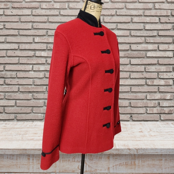 WilliSmith Wool Jacket with Formal Black Velvet Accents - Picture 6 of 11